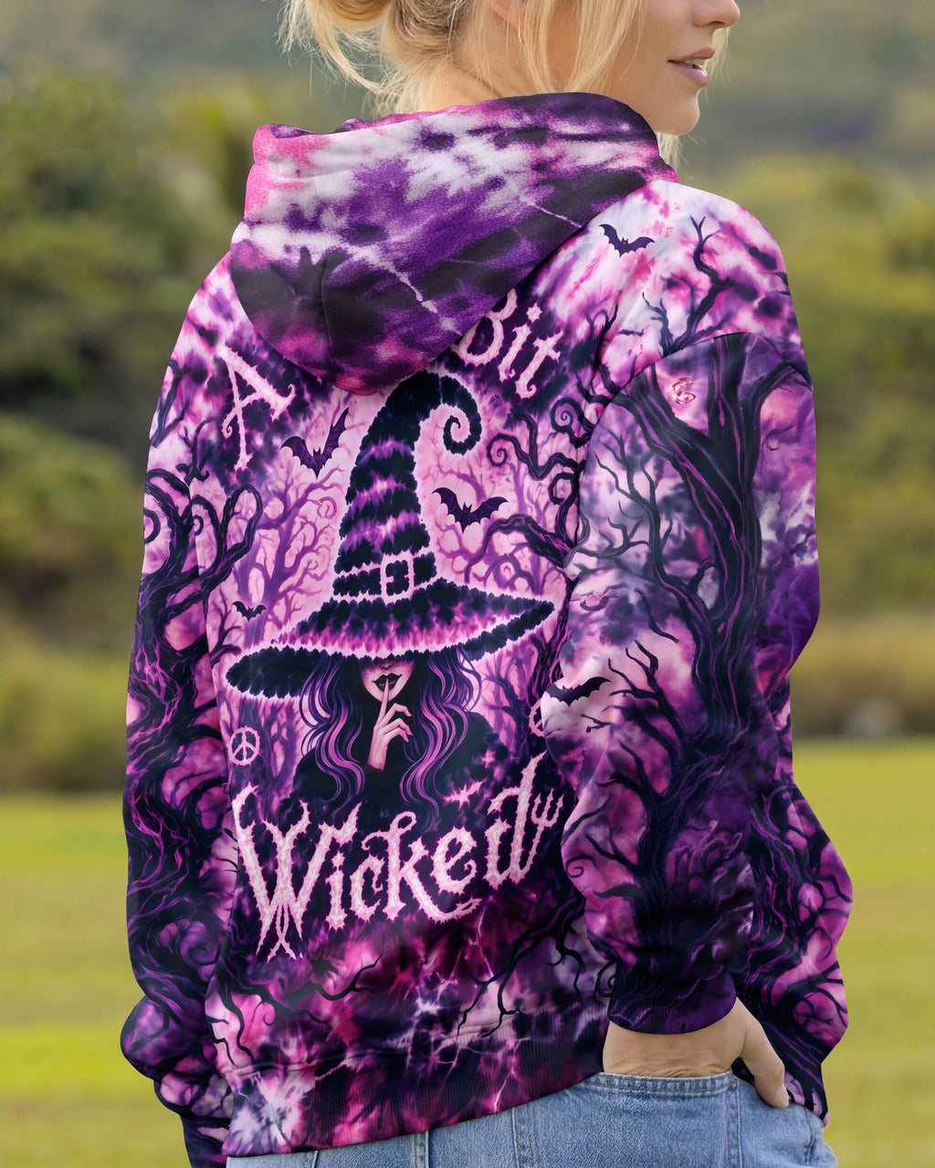 A WEE BIT WICKED BOHO WITCH ALL OVER PRINT - RI1407261