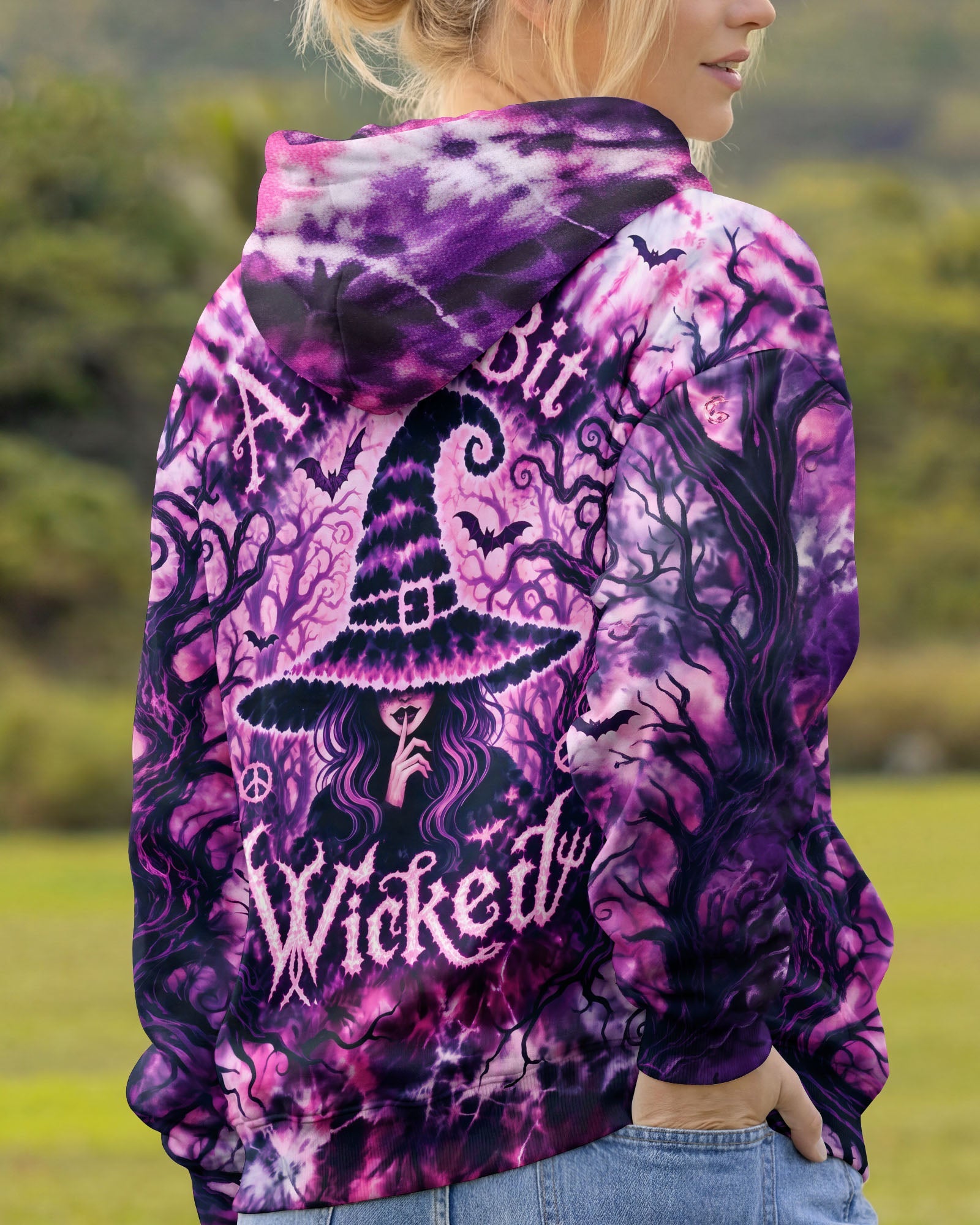 A WEE BIT WICKED BOHO WITCH ALL OVER PRINT - RI1407261