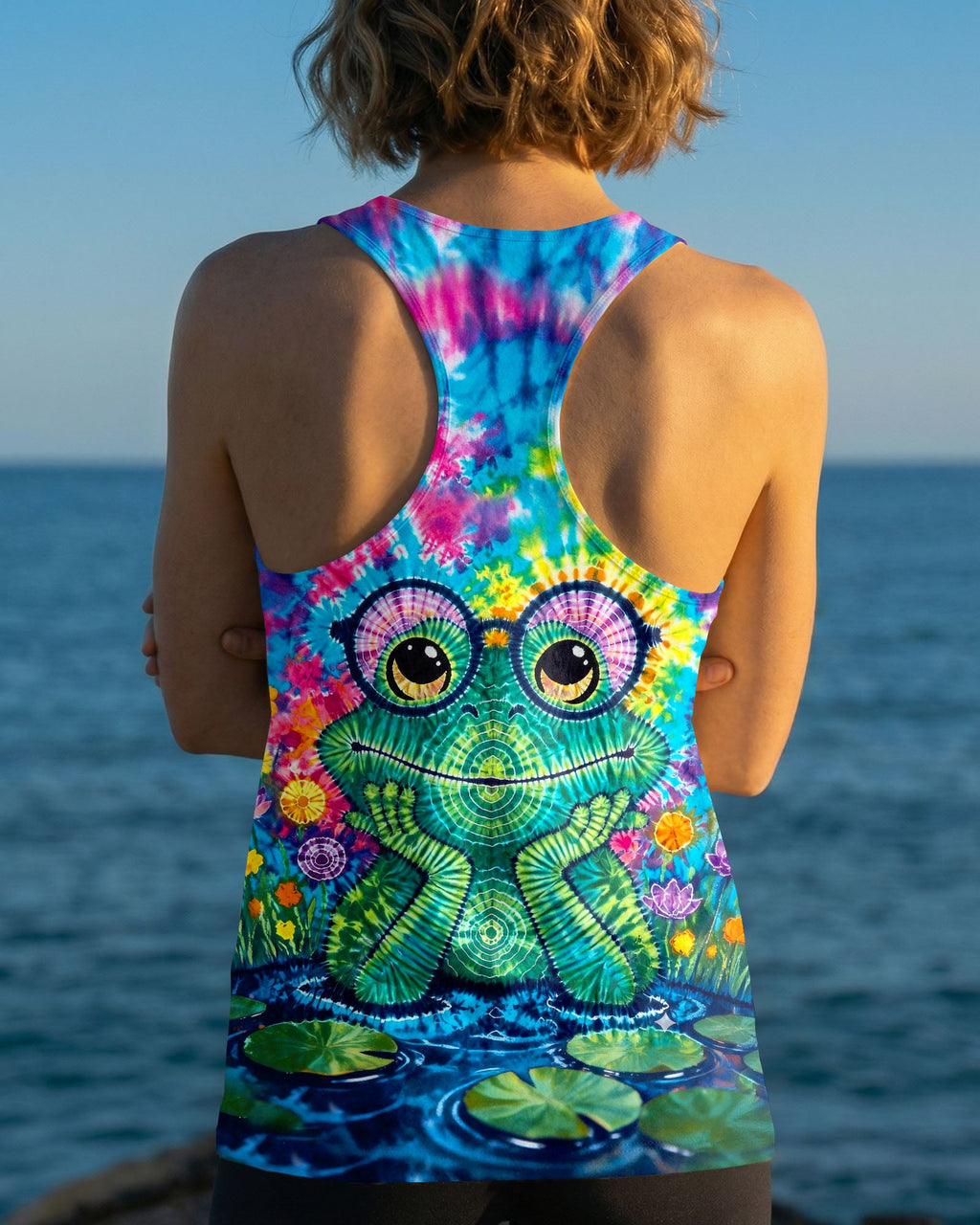 GROOVY FROG SWIRL ALL OVER PRINT - TLHG0805261