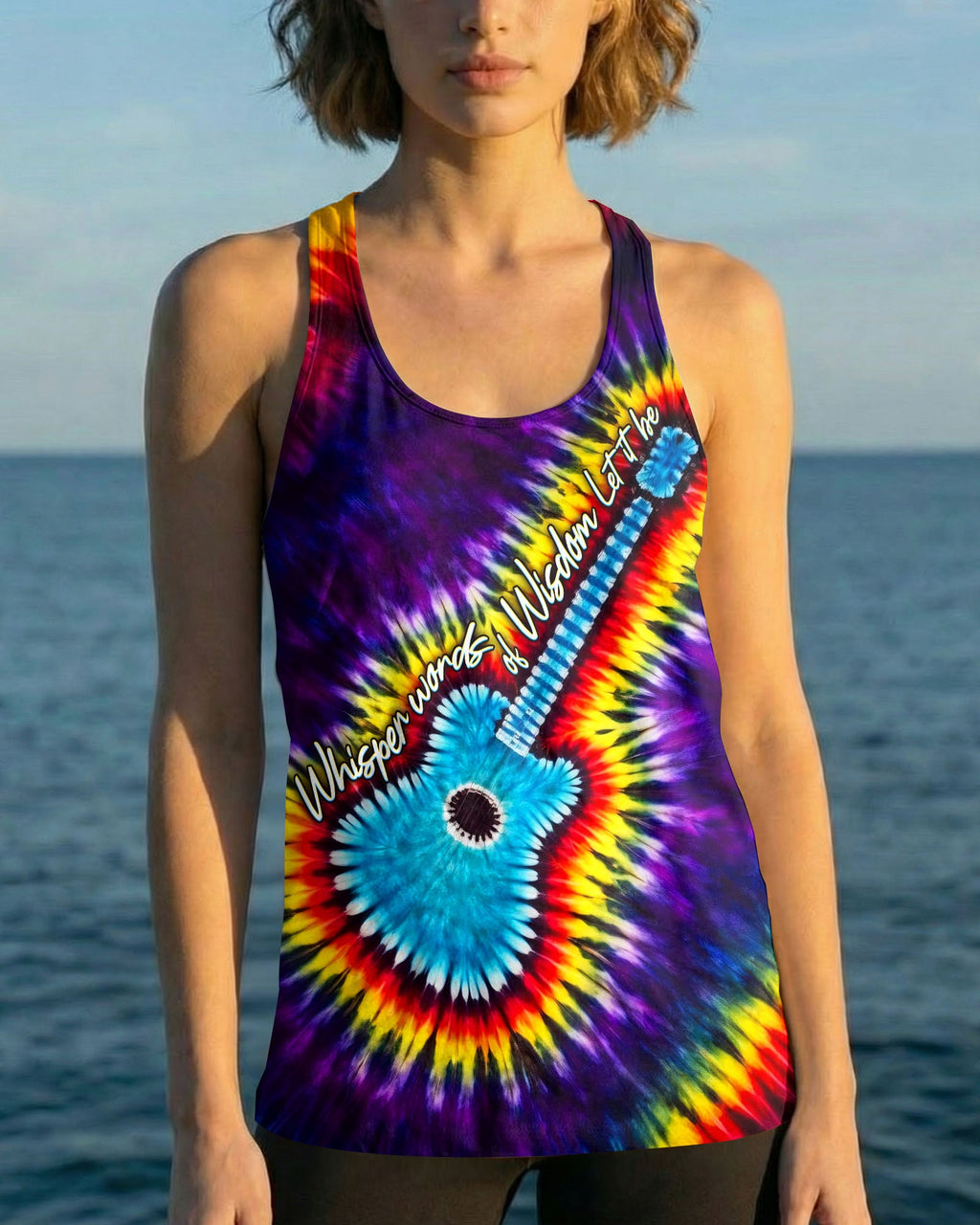 WHISPER WORDS OF WISDOM LET IT BE GUITAR ALL OVER PRINT  - TLHG2304263