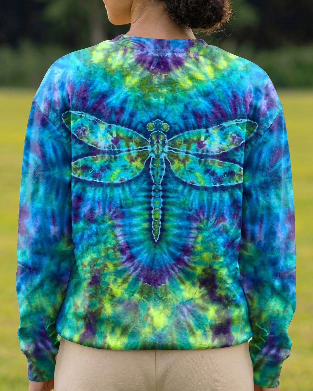 HIPPIE DRAGONFLY  SWIRL ALL OVER PRINT - TLHN0704262