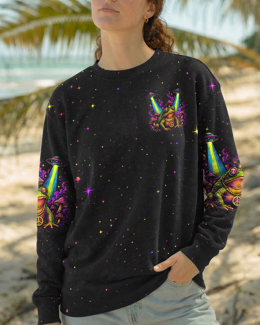LICK THE TOAD MEET THE ALIENS ALL OVER PRINT   - TLHN3006261