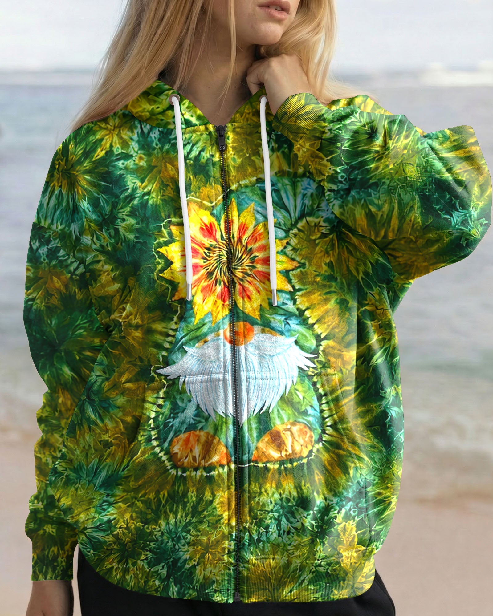 SUNFLOWER GNOME BURST ALL OVER PRINT - TLNT1505264