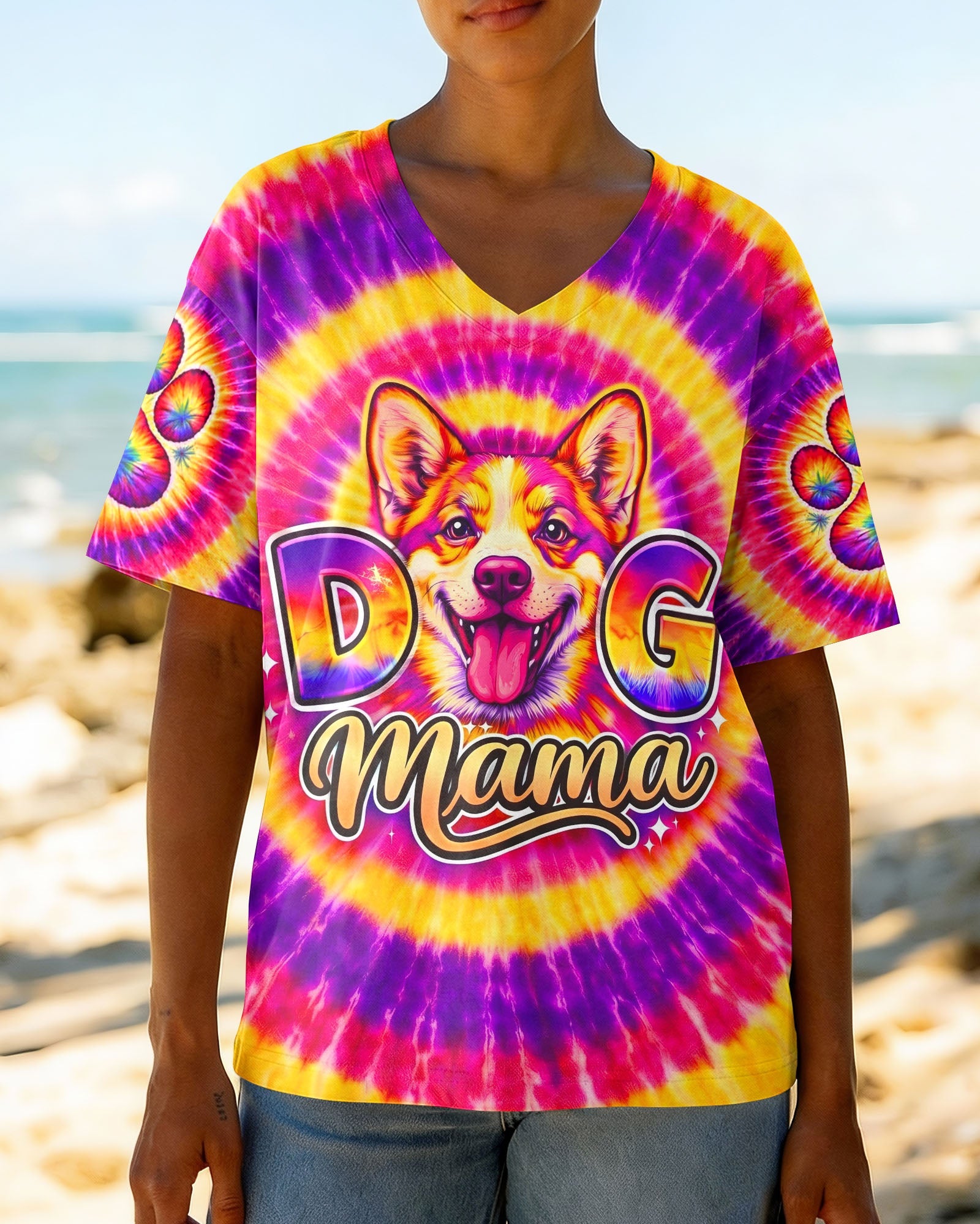 DOG MAMA CORGI  ALL OVER PRINT - TLNT2104262