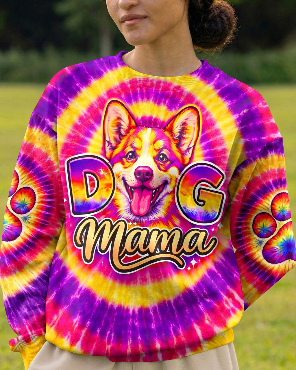 DOG MAMA CORGI  ALL OVER PRINT - TLNT2104262