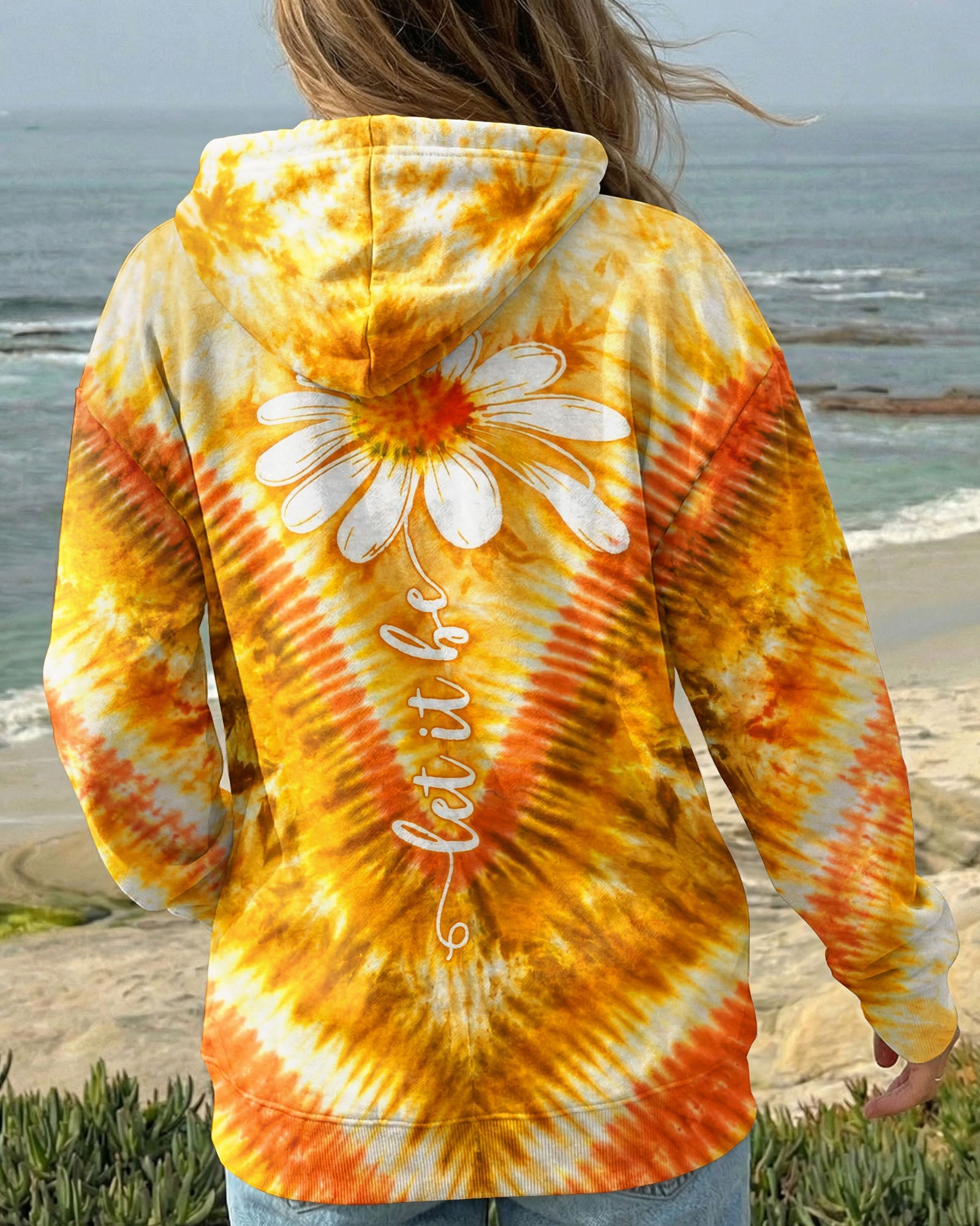 LET IT BE DAISIES V PATTERN  ALL OVER PRINT   - TLTW0107261