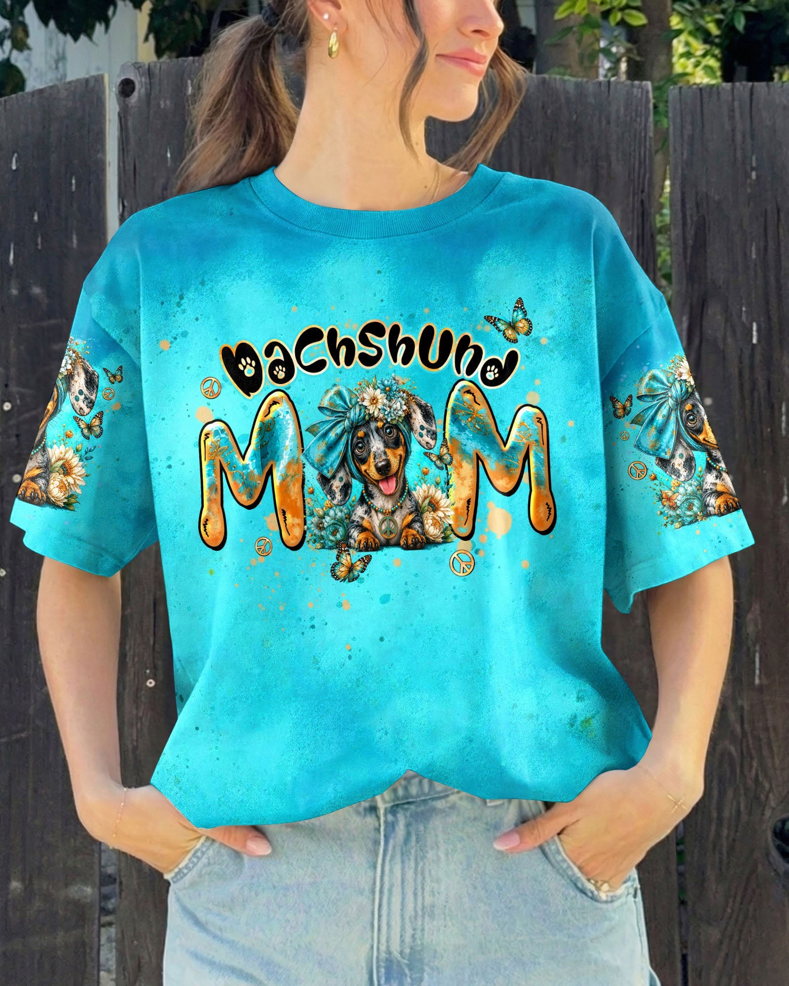 DACHSHUND MOM COOLER DOG ALL OVER PRINT - TLTW1905262
