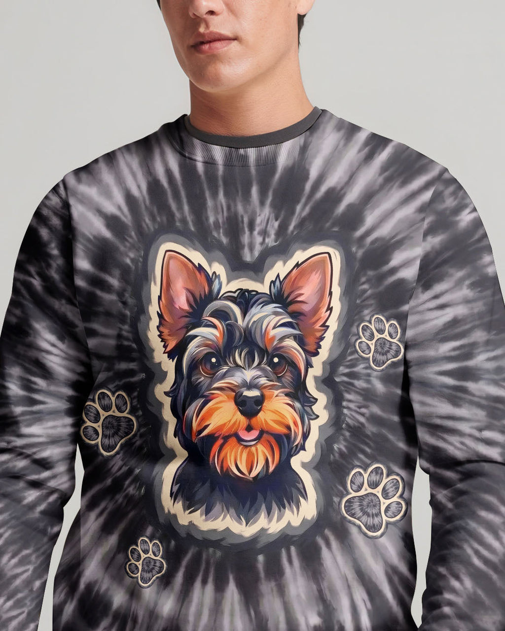 SMOKY YORKIE DOG VIBES ALL OVER PRINT - TYLN1405261