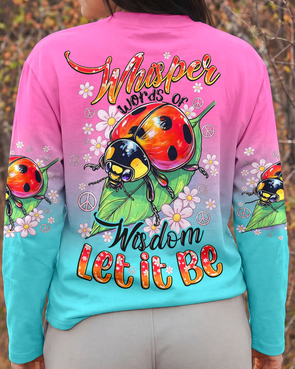 WHISPER WORDS OF WISDOM LET IT BE LADYBUG ALL OVER PRINT - TYQY0906262