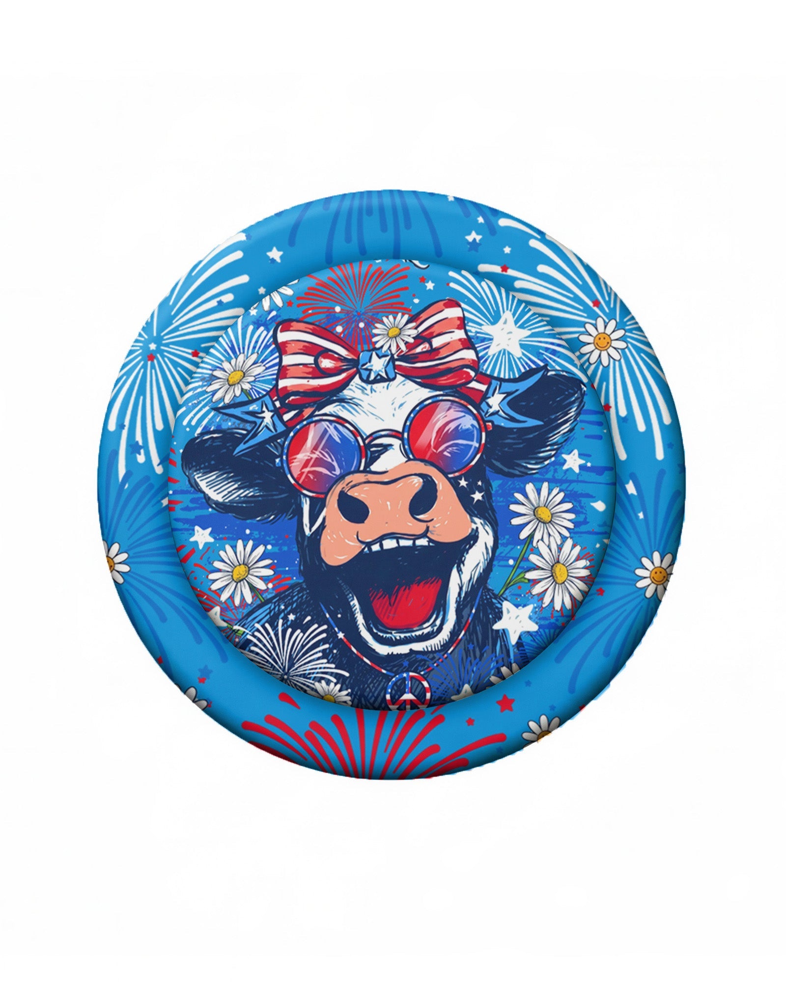 RED WHITE AND MOOO COW MAGSAFE PHONE GRIP  - TY1306262