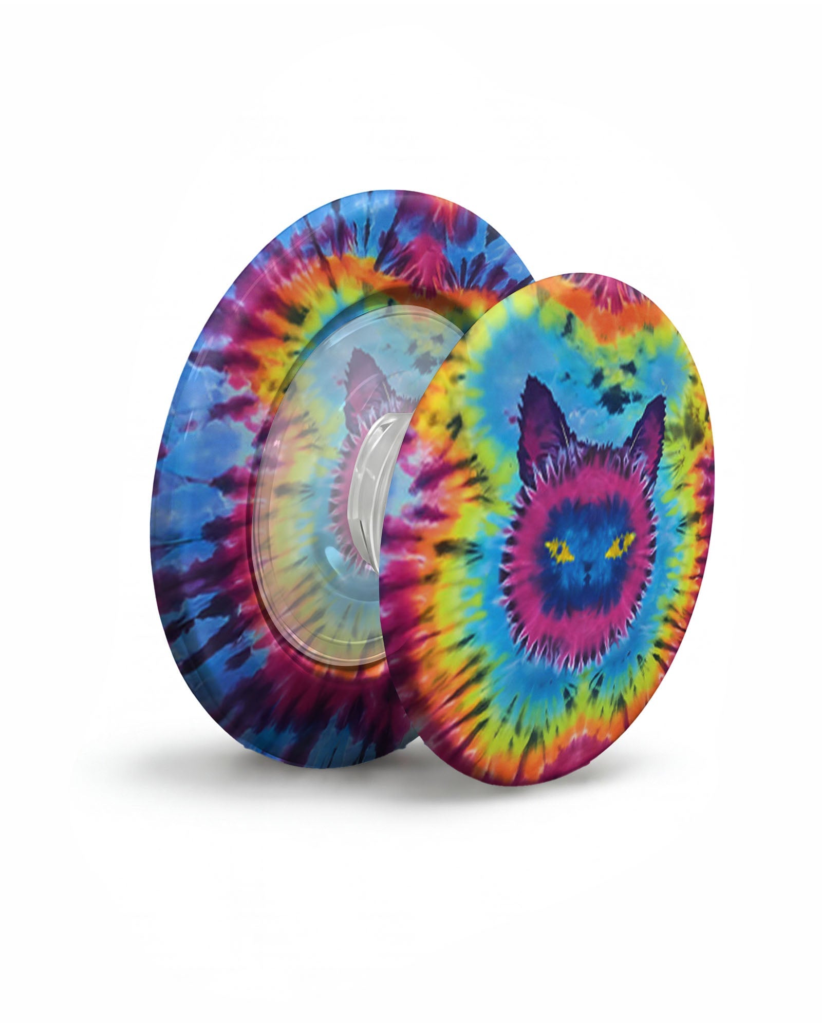 CAT COLORFUL SWIRL PATTERN MAGSAFE PHONE GRIP - TLTW1404263