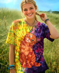 GROOVY CUTE CAT ALL OVER PRINT - TLHG2104261