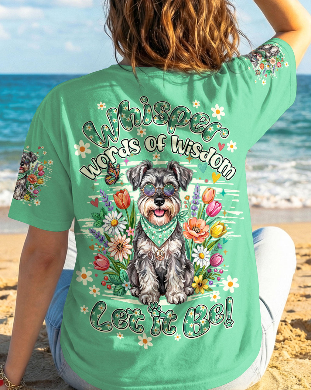 WHISPER WORDS OF WISDOM LET IT BE SCHNAUZER DOG ALL OVER PRINT - TY2204261