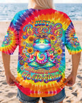 JUST BREATHE FROG COLORFUL ALL OVER PRINT - TYQY0705261