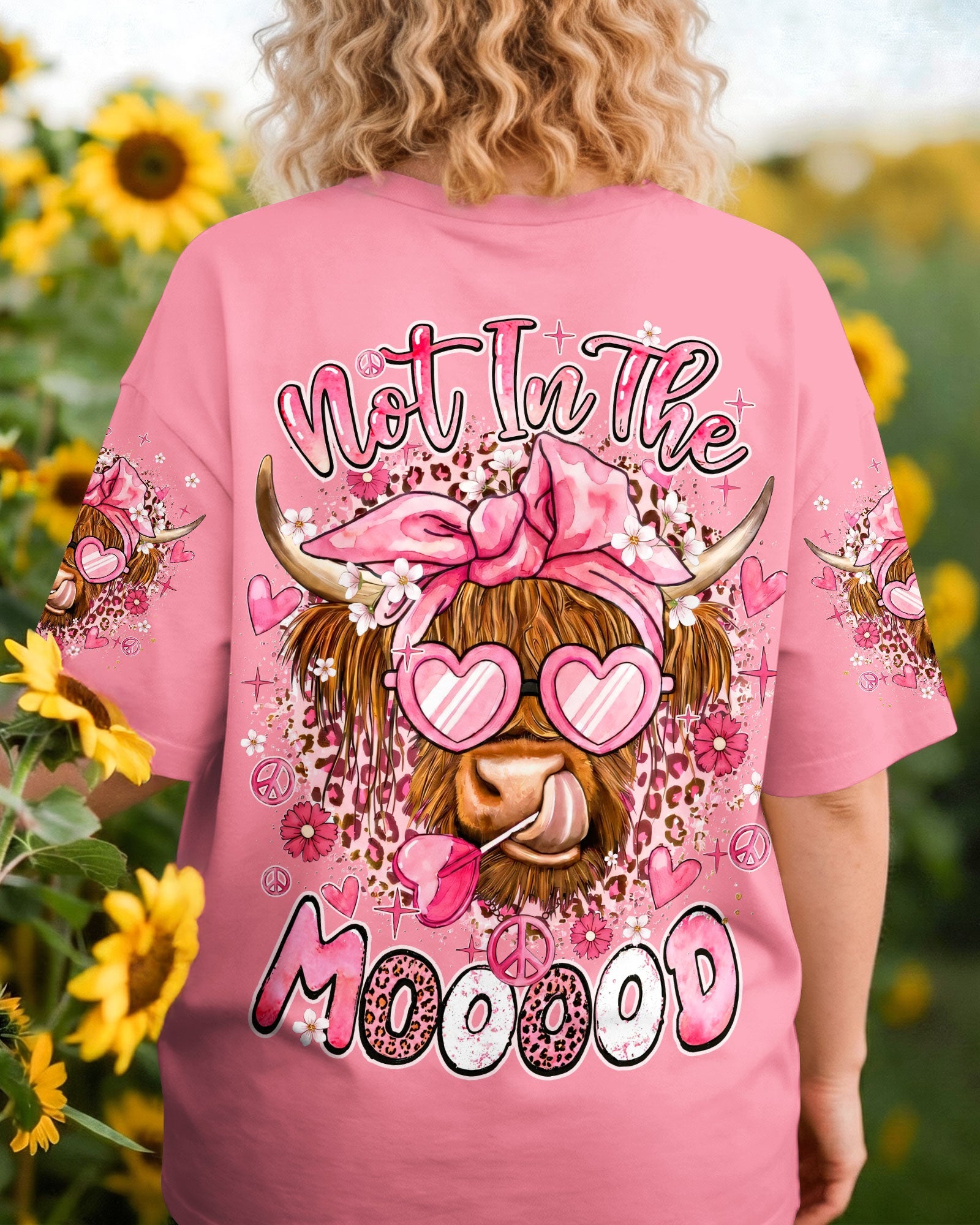 NOT IN THE MOOOOD COW ALL OVER PRINT - TYQY1006263