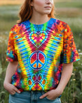 PEACE HEART PAW COLORFUL ALL OVER PRINT - TYLN1404262