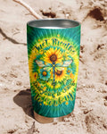 JUST BREATHE DRAGONFLY FLORAL SWIRL TUMBLER - TLHG1304262