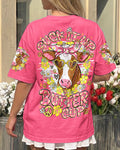 SUCK IT UP BUTTERCUP COW ALL OVER PRINT - TY1206262