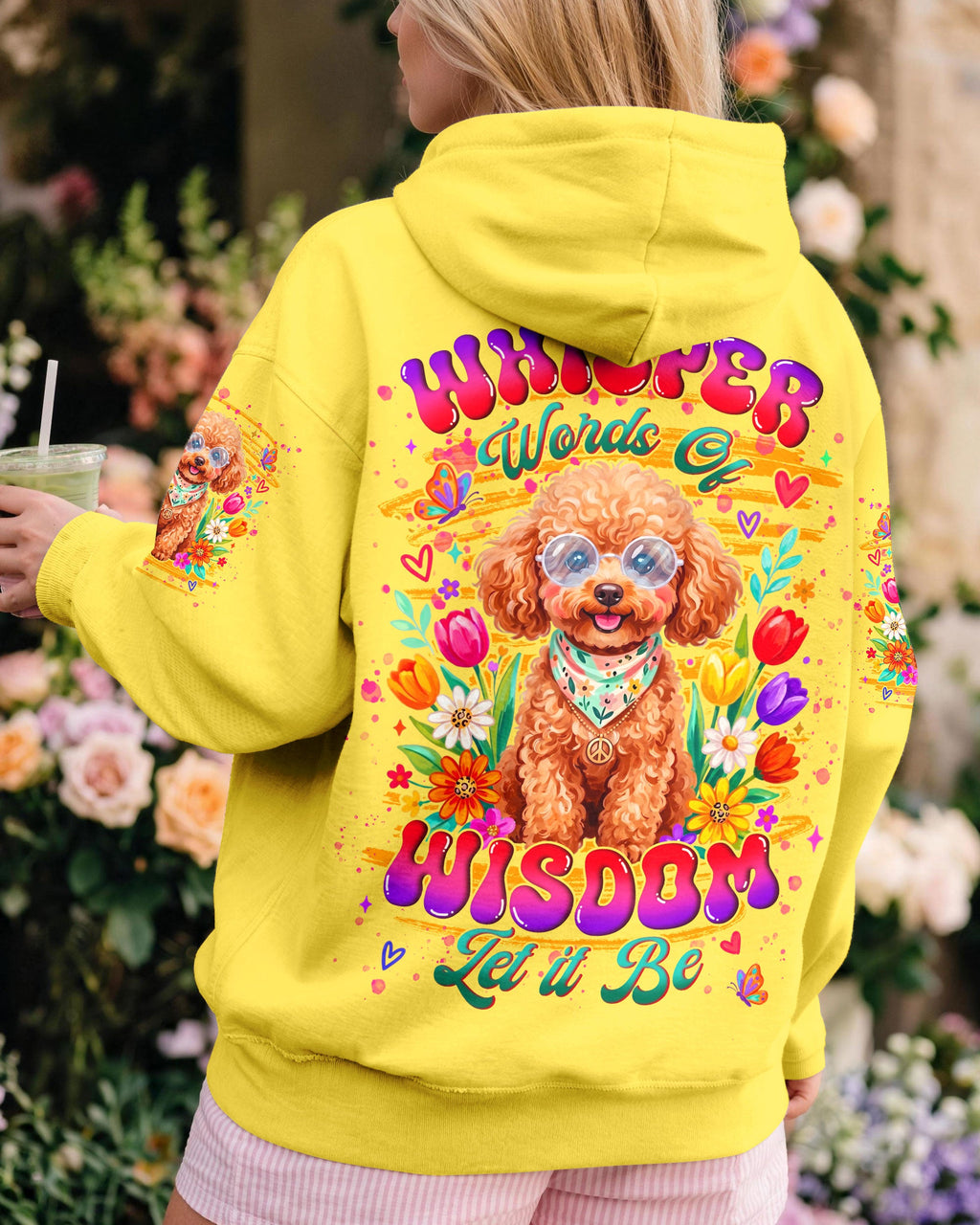 WHISPER WORDS OF WISDOM LET IT BE POODLE DOG ALL OVER PRINT - TYLN2605262