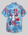 CHICKA BOOM BOOM HIPPIE CHICKEN BUTTON-DOWN COLLAR SHIRT - TY0406263