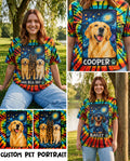 CUSTOM PET PORTRAIT GALAXY SWIRL ALL OVER PRINT - KMTM2306261